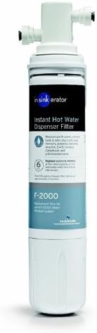 InSinkErator Stainless Steel Tank, HC250MBLK-SS HOT250 System & F-2000S Premium Under Sink Water Filtration System for Instant Hot and Cold Water Dispenser System-Ruum Studio Home