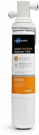 InSinkErator HOT250 Instant Hot Water Dispenser System, Single-Handle Faucet & F-1000S Standard Under Sink Water Filtration System for Instant Hot and Cold Water Dispenser System-Ruum Studio Home