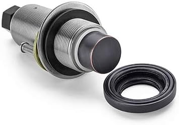 SinkTop Air Switch Kit (Long Full Brass Button) for Garbage Disposal, Cordless Oil Rubbed Bronze-Ruum Studio Home