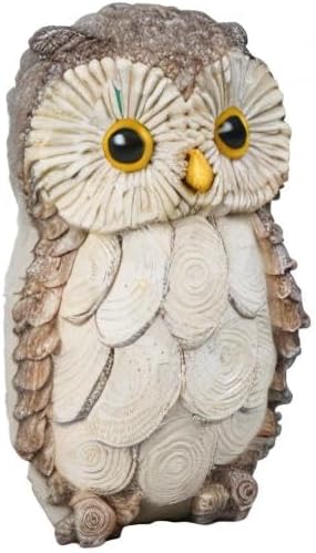 Guichifun Owl Statue Home Decor Accents - Cute Owl Figurines for Shelf Bookshelf TV Stand Décor Bedroom Office Decorations Ideal Gift for Owl Lovers 5 x 5 x 8 Inch-Ruum Studio Home