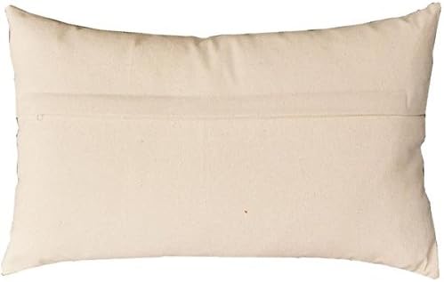 Lumbar Kandinsky Pillow Cover | Green Abstract Pillows | Modern Chair Cushion | Farmhouse Cushions | Handmade Wool Size 14x20-Ruum Studio Home