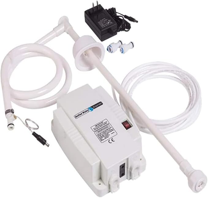 Bottled Water Dispenser Pump System with Single Inlet, 110V 60PSI Drinking Water Electric Water Pump,Compatible with Coffee/Tea Maker, Water Dispenser,Ice Maker,Refrigerator-Ruum Studio Home