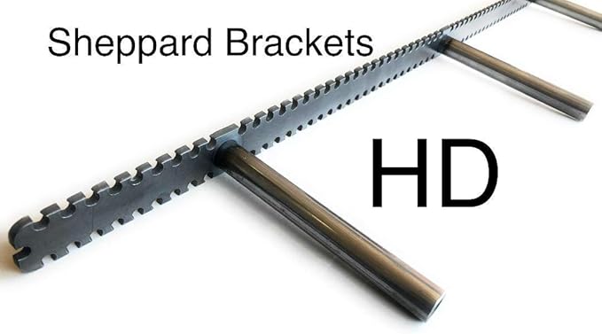 Floating Shelf Brackets - Sheppard Brackets - Easy Install - Heavy Duty (28 inch)-Ruum Studio Home