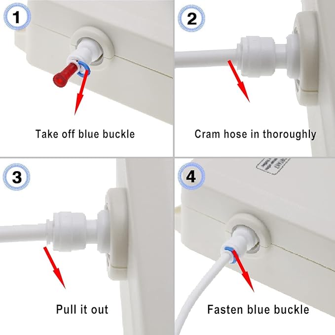 Bottle Water Dispenser Pump System Self-Priming 110V AC US Plug Drinking Water Pump Single Tube Food Grade Suitable for Coffee/Tea Maker, Water Dispenser, Refrigerator, Ice Maker-Ruum Studio Home