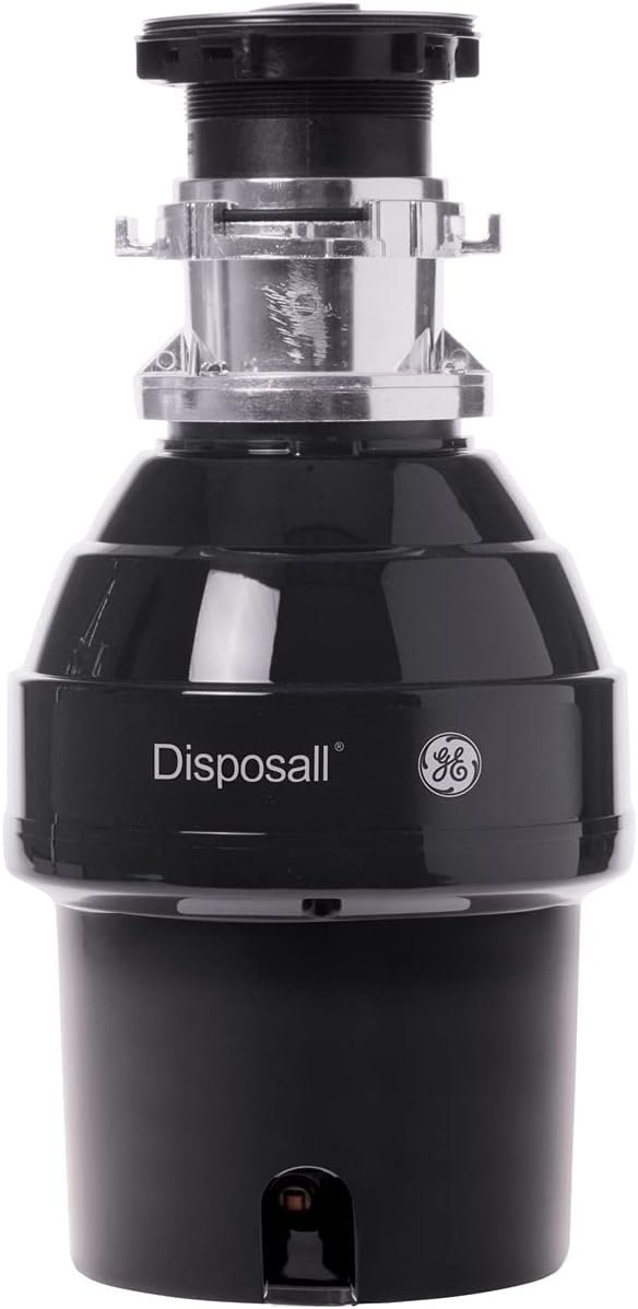 GE Disposall Batch Feed 3/4 Horsepower Motor Garbage Disposer, Good for Grinding: Vegetable Peels & Small Bones, Easy Install Kit, Non-Corded, Recommended for 2-4 Person Homes, GFB760N-Ruum Studio Home