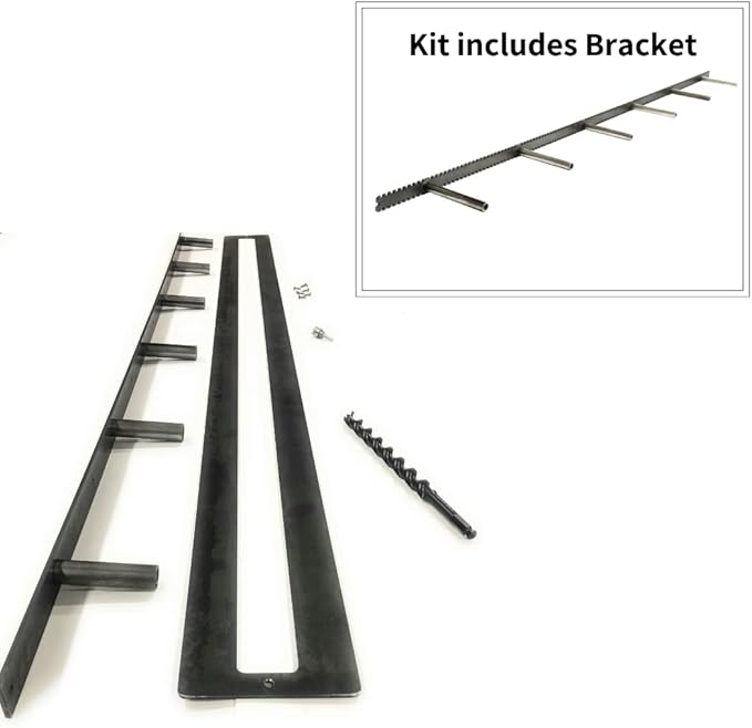 Floating Shelf Brackets - Sheppard Brackets - Easy Install - Heavy Duty (70 inch Build Kit)-Ruum Studio Home