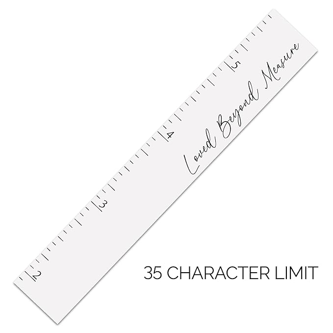 Personalized Growth Chart for Wall - Kids Height Ruler, Wooden Growth Chart for Kids, Wall Ruler for Kids Height Measurement and Height Growth Chart for Home - Kids Sizing Chart-Ruum Studio Home