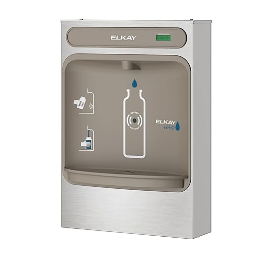 Elkay EZWSSM ELKAY COMMERCIAL Filling Station Surface Mount Stainless Steel-Ruum Studio Home