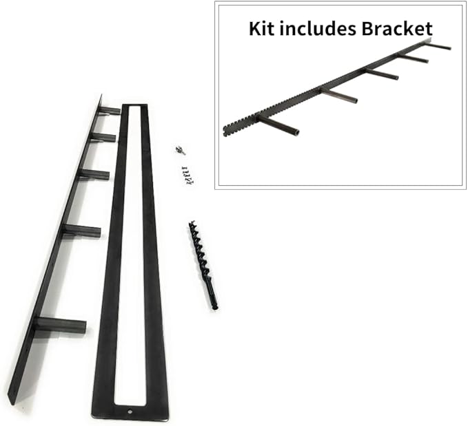 Floating Shelf Brackets - Sheppard Brackets - Easy Install - Heavy Duty (58 inch Build Kit)-Ruum Studio Home