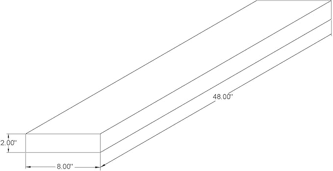 Joel's Antiques 42 Inch Wooden Floating Shelves for Wall - 42x8x2 in - Made of Natural Wood - Heavy Duty Rustic Wall Shelves Made in USA - Perfect for Living Room, Kitchen - Black-Ruum Studio Home