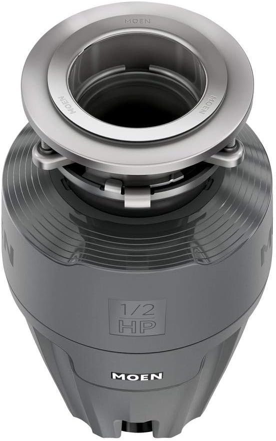 Moen Gray EX Series Prep Series 1/2 Horsepower Garbage Disposal, EX50C-Ruum Studio Home