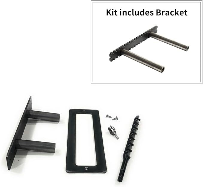 Floating Shelf Brackets - Sheppard Brackets - Easy Install - Heavy Duty (10 inch with Build Kit)-Ruum Studio Home