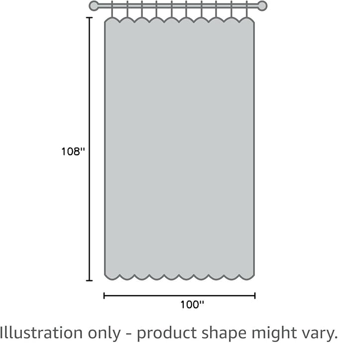 FMFUNCTEX Linen Sheer Sliding Door Curtains for Bedroom, Beige Curtains 108 Inches Long Window Curtain Drapes for Living Room, Natural Patio Glass Door Extra 100 Wide Curtain, Rod Pocket 1 Panel-Ruum Studio Home