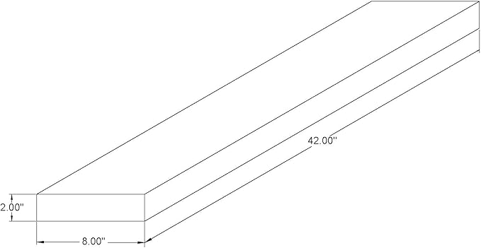 Joel's Antiques - 42 Inch Wooden Floating Shelves for Wall - 42x8x2 in - Made of Natural Wood - Heavy Duty Rustic Wall Shelves for Bedroom - Perfect for Living Room, Kitchen - Mocha-Ruum Studio Home