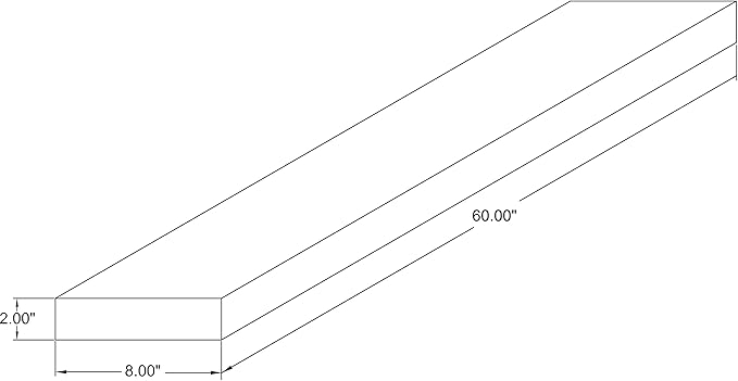 joelsantiques 60 Inch Wooden Floating Shelves for Wall - 60x8x2 in - Made of Natural Wood - Long Wall Shelves for Bedroom - Perfect for Living Room, Kitchen - Made in USA - Gray-Ruum Studio Home