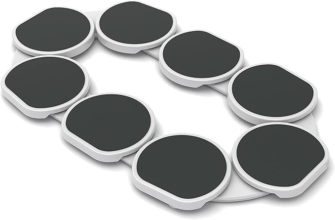 Full Set - Dark Gray - The First Patented Lazy Susan Turntable Expandable for Rectangular & Oblong Tables - Kitchen & Dining Tables - Great Gift! Parties & Gatherings.-Ruum Studio Home