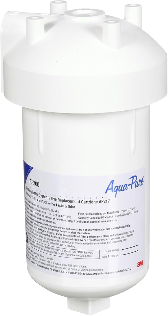 3M Aqua-Pure Under Sink Water Filter System AP200, Full Flow-Ruum Studio Home