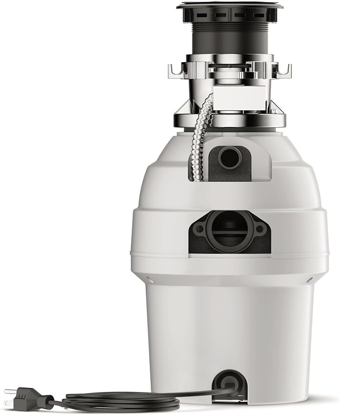 Waste King Batch Feed Garbage Disposal for Kitchen Sink with Power Cord, L-5000TC-Ruum Studio Home