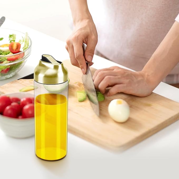 Aelga Gold Oil Dispenser - Gold Kitchen Accessories-Oil Dispenser Bottle for Kitchen with Stainless Steel Spout-Ruum Studio Home