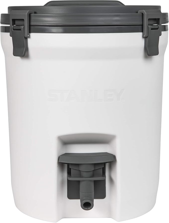 STANLEY Adventure 2 Gallon Fast Flow Water Jug, Ice Water Dispenser, Insulated Beverage Cooler with Easy Pour Spigot and Latched Foam Lid
