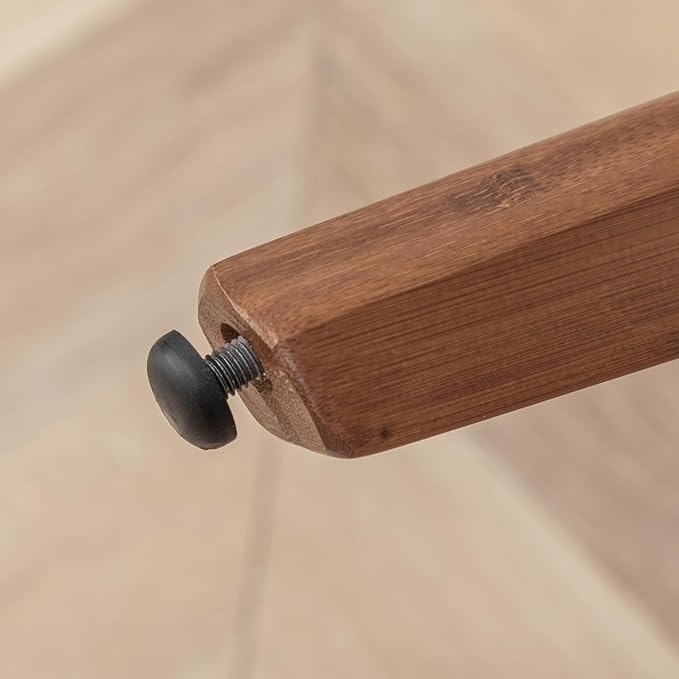 LUNLING Swivel Dining Chairs Set of 4, Mid Century Modern Black Faux Leather Kitchen Chairs with Arms,Bamboo Legs Side Chairs No Wheels,Accent Chair for Dining Rooms and Offices-Ruum Studio Home