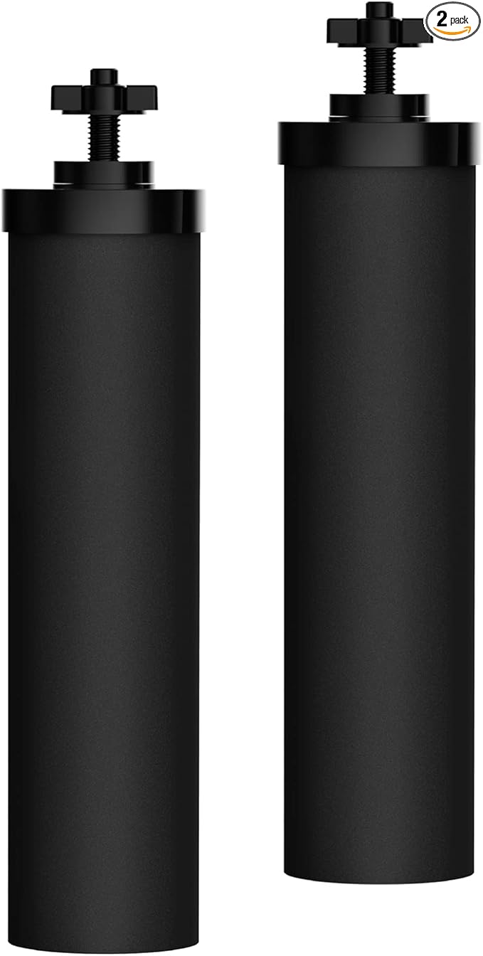 Waterdrop Upgrade NSF/ANSI 372 Certified Water Filter, Silver Ions Added, Replacement for Berkey® BB9-2® Black Filters, Berkey® Gravity Water Filter System and Waterdrop King Tank Series-Ruum Studio Home
