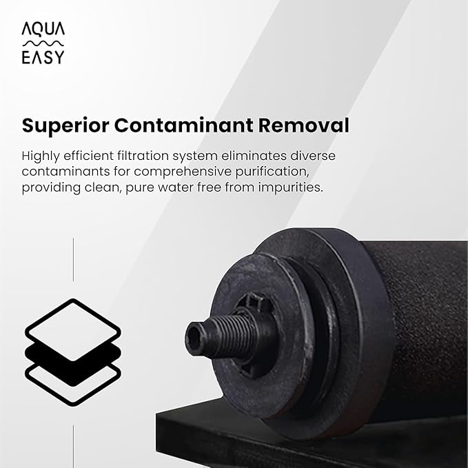 AquaEasy BB9 Activated Carbon Water Filter Candle(4 Pcs) Replacement Gravity Water Filter Candle Compatible With Gravity Filter System-Ruum Studio Home