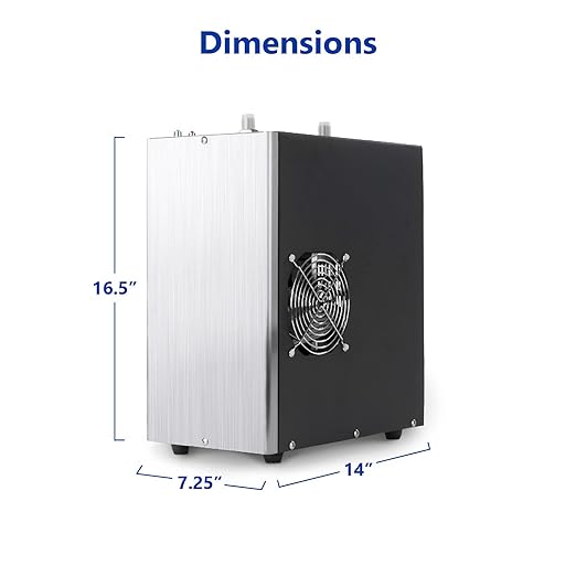 Express Water Universal Chiller Cooling System for Water Filters – Compatible with Reverse Osmosis Filtration Systems – Includes ¼” Quick Connect Set-Up-Ruum Studio Home