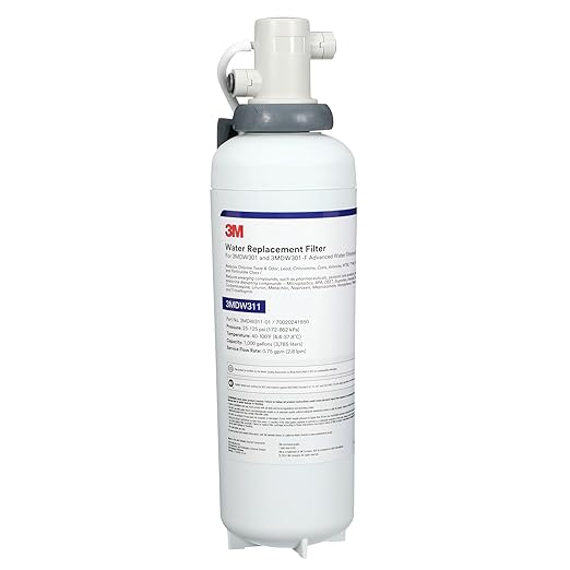 Aqua-Pure 3MDW301 Under Sink Dedicated Faucet Water Filter System, for Lead, VOC's, Microplastics, Cysts, Bad Taste and Odor, Asbestos, MTBE and TTHM Reduction, Includes Faucet-Ruum Studio Home