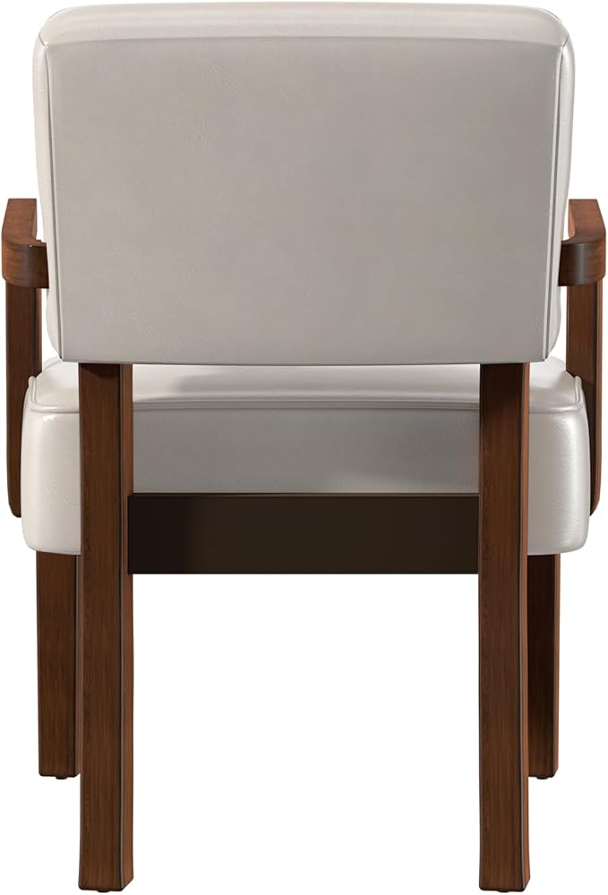 Accent Chair, PU Leather Chair for Living Room Oversized Armchair with Soft Seat and Armrests for Bedroom Dinning Reading Waiting Room (One Chair)-Ruum Studio Home