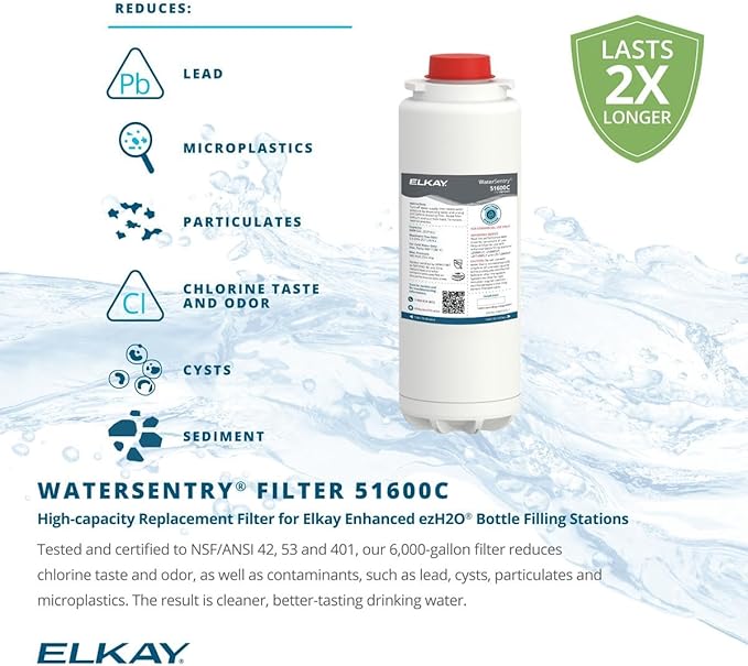 Elkay LZS8WSSP Enhanced Bottle Filler & Single ADA Cooler Refrigerated Stainless High Capacity Lead Drop Down Wrapper-Ruum Studio Home