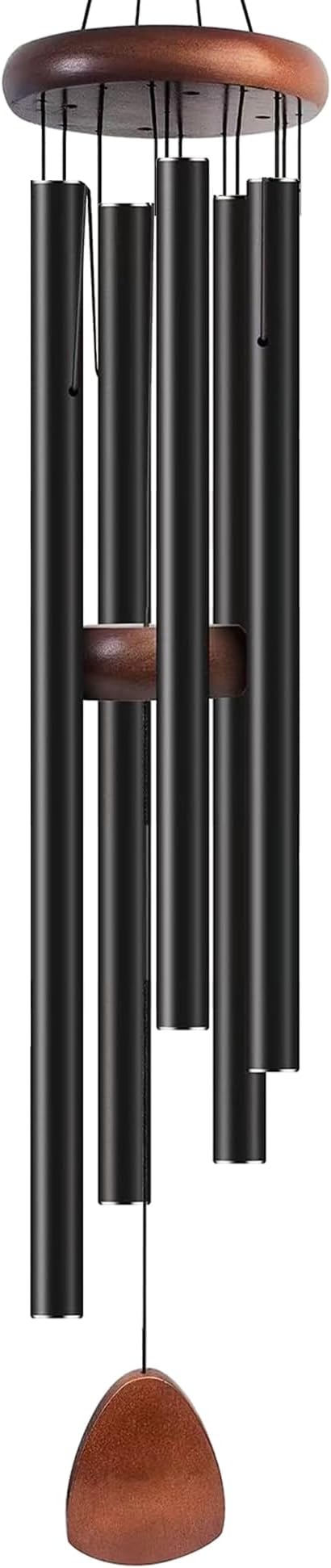 50 Inch Extra Large Wind Chimes for Outside, Deep Tone Windchimes with 5 Heavy Duty Aluminium Tubes for Garden-Ruum Studio Home