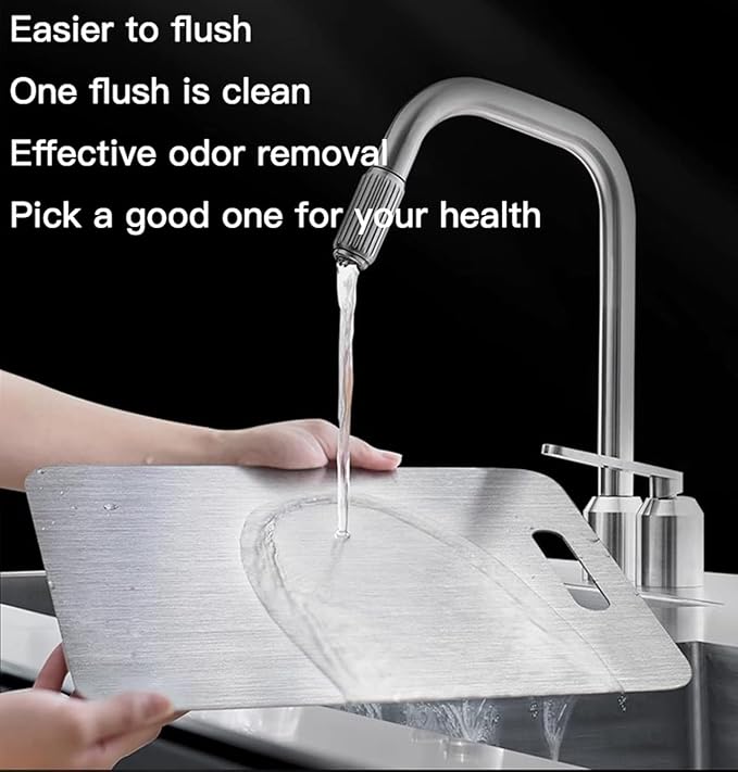 Titanium Cutting Board, New Upgrade Pure Titanium Cutting Boards for Kitchen,Food Grade 316 Stainless Steel Cutting Board,Double sided Dishwasher Safe 18.1 * 11.8inch-Ruum Studio Home