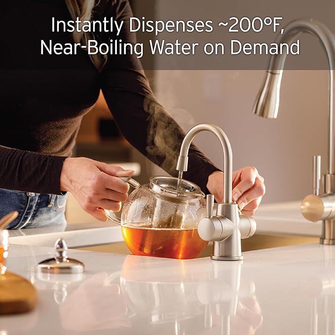 InSinkErator HOT250 Instant Hot and Cold Water Dispenser System & F-2000S Premium Under Sink Water Filtration System for Instant Hot and Cold Water Dispenser System-Ruum Studio Home
