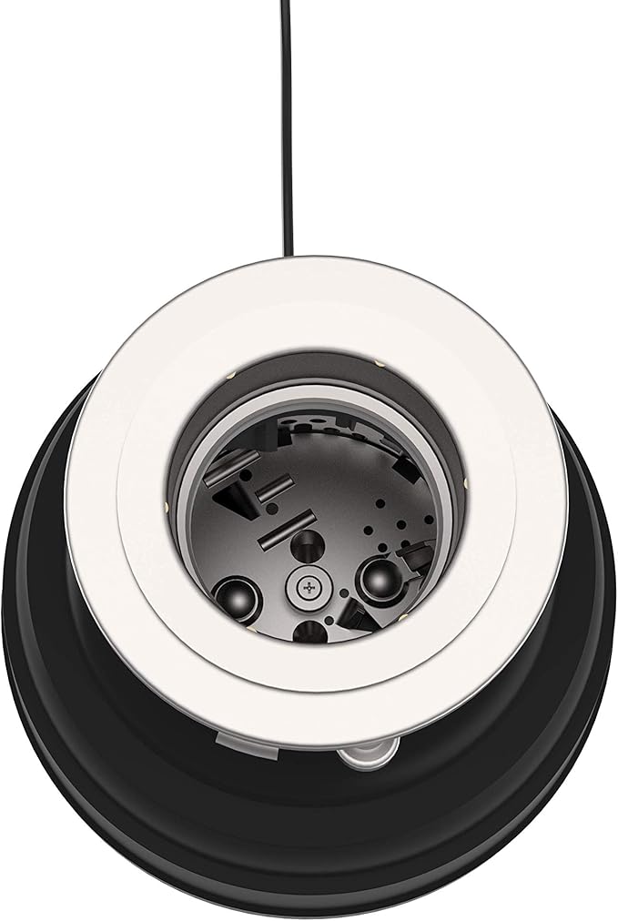 Waste Maid 10-US-WM-658-3B Garbage Disposal Anti-Jam Stainless Steel Food Waste Grinding System, 1-1/4 HP Premium, Black-Ruum Studio Home