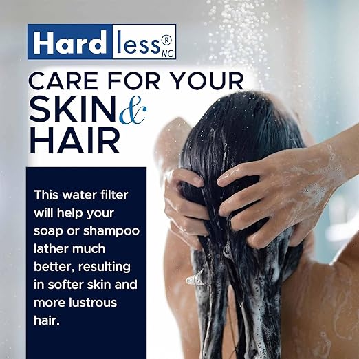 Hardless NG4 Whole House Water Filter- Salt-Free Alternative Softening Device- Reduces Limescale, Sediment & More - Compact, Easy to Install- Comes with 3/4" Inlet/Outlet- Home Water Filtration System-Ruum Studio Home