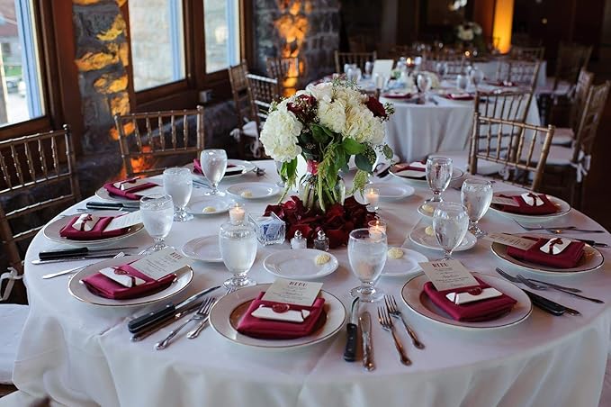 Floral Supply Online - 8" Clear Rose Vase and Flower Guide Booklet - Decorative Glass Flower Vase for Floral Arrangements, Weddings, Home Decor or Office.-Ruum Studio Home