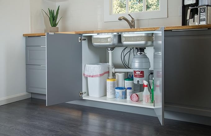 Waste King Garbage Disposal for Kitchen Sink with Power Cord, Food Waste Disposer, L-8000-Ruum Studio Home