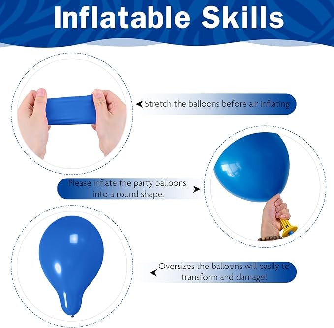 Red Yellow Blue Balloons Light Baby Royal Metallic Blue Red Yellow Primary Balloons with Colorful Confetti Latex Balloon for Carnival Circus Baby Shower Birthday Party Decor-Ruum Studio Home