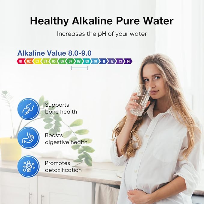Purewell PH-2 White 3-Stage Alkaline Filter Elements, Additional filters for Berkey® Black Filters, Berkey® Gravity Filtration System and Purewell System, pH 8-9 (2 Pack, K Series)-Ruum Studio Home