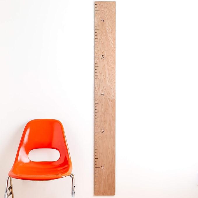 Wood Growth Chart for Wall - Growth Chart Wood Growth Chart for Kids Wooden Ruler Growth Chart Child Height Wall Chart Grow Chart for Wall Kids Wall Ruler Height Chart-Modern Natural-Ruum Studio Home