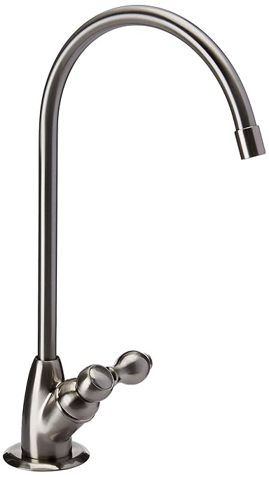 Aquasana Under Sink Water Filter System - Reduces PFAS, Lead, & Chlorine in Drinking Water - Under Counter Claryum Filtration for Kitchen - 3-Stage - Brushed Nickel Faucet - AQ-5300.55-Ruum Studio Home