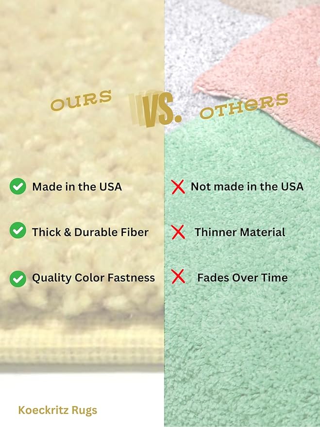 KOECKRITZ Soft and Colorful Kids Classroom Area Rugs (Passes Flammability Pill Test) Many Sizes and Bright Colors to Select from (4' x 6', Royal)-Ruum Studio Home