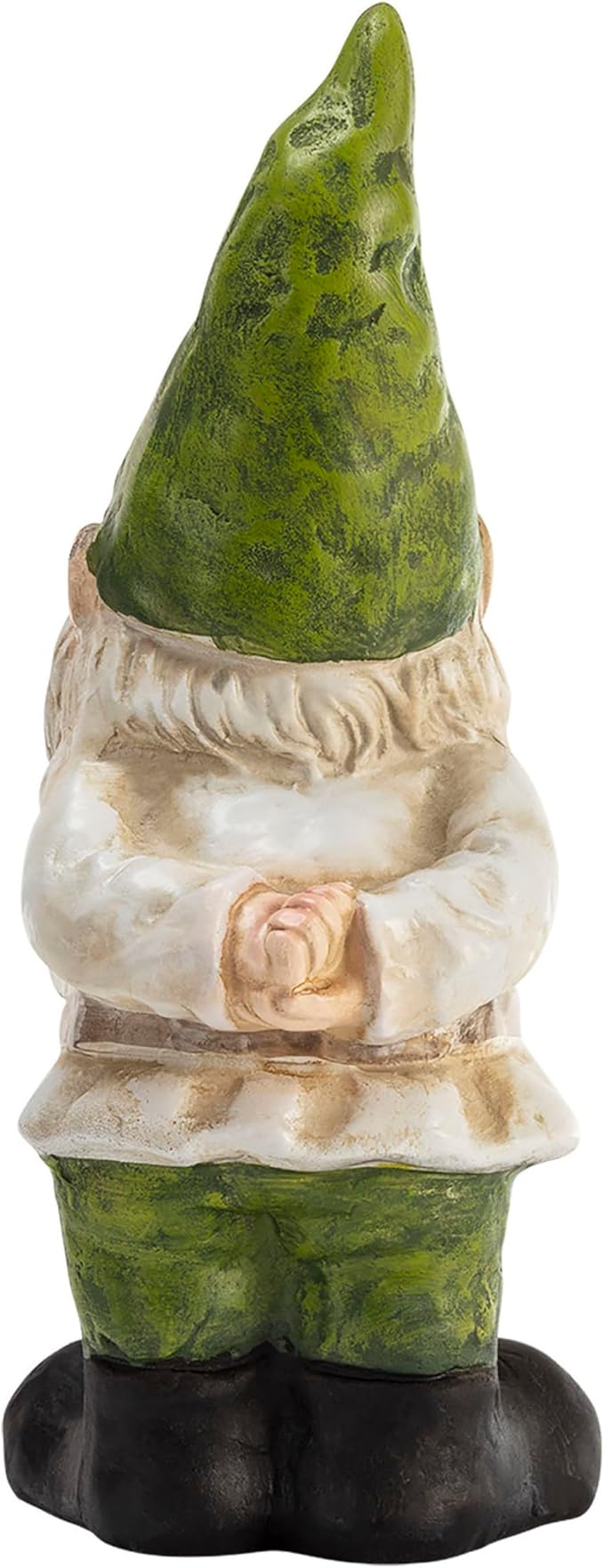 Alpine Corporation 12" Tall Traditional Outdoor Garden Gnome Yard Statue Decoration-Ruum Studio Home