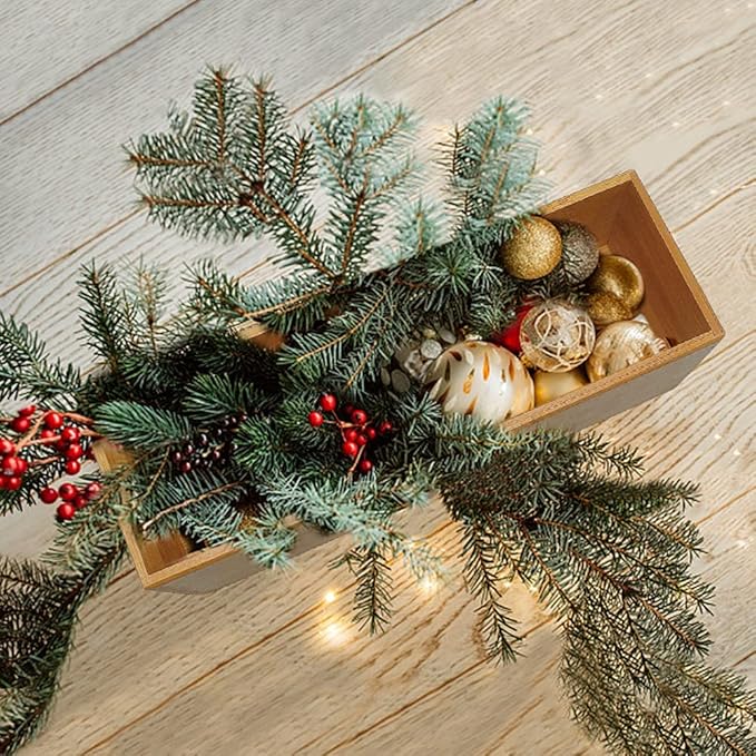 Bamboo Drawer Organizer - Kitchen Utensil Organizer Silverware Tray Cutlery Holder,Office Desk Supplies and Accessories (5.9x3x2.6 inch)-Ruum Studio Home