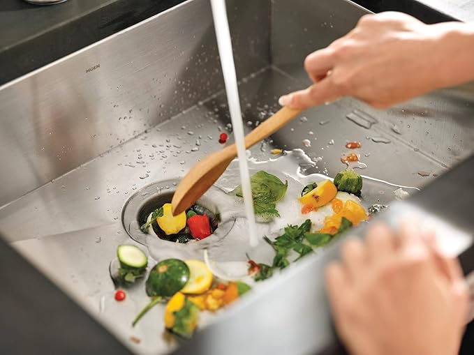 Moen Lite Series PRO Compact Continuous Feed Garbage Disposal for Kitchen Sink with Power Cord, GXP33C-Ruum Studio Home