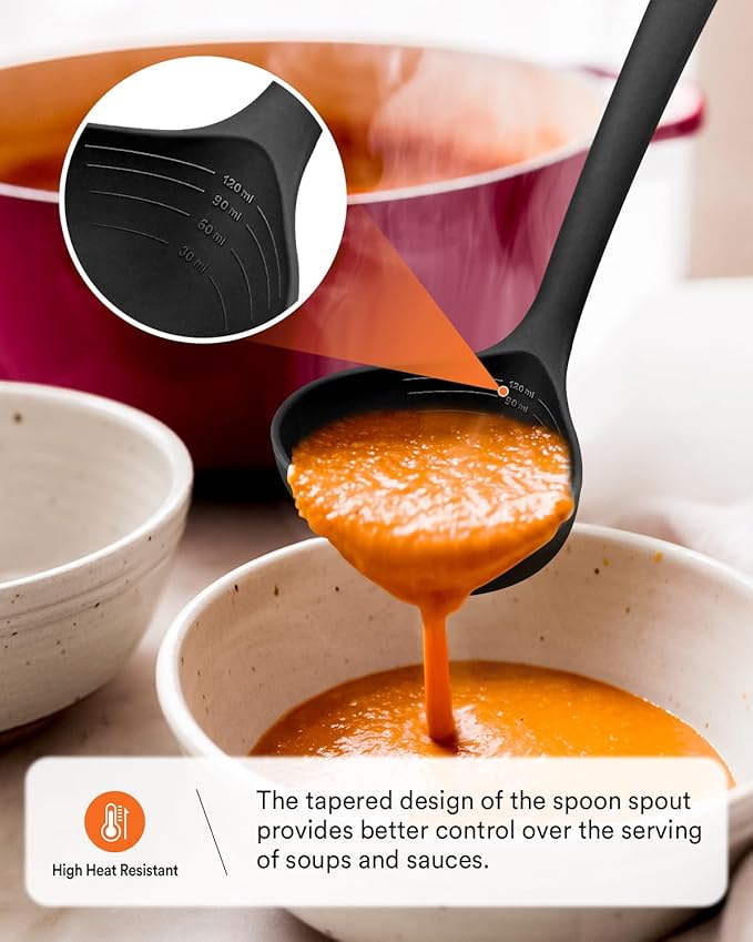 Kitchen Utensils Set, 13PCS Silicone Cooking Utensils, Heat Resistant Kitchen Utensil Spatula Set for Nonstick Cookware, Wooden Handles Kitchen Gadgets Tools Set-Ruum Studio Home