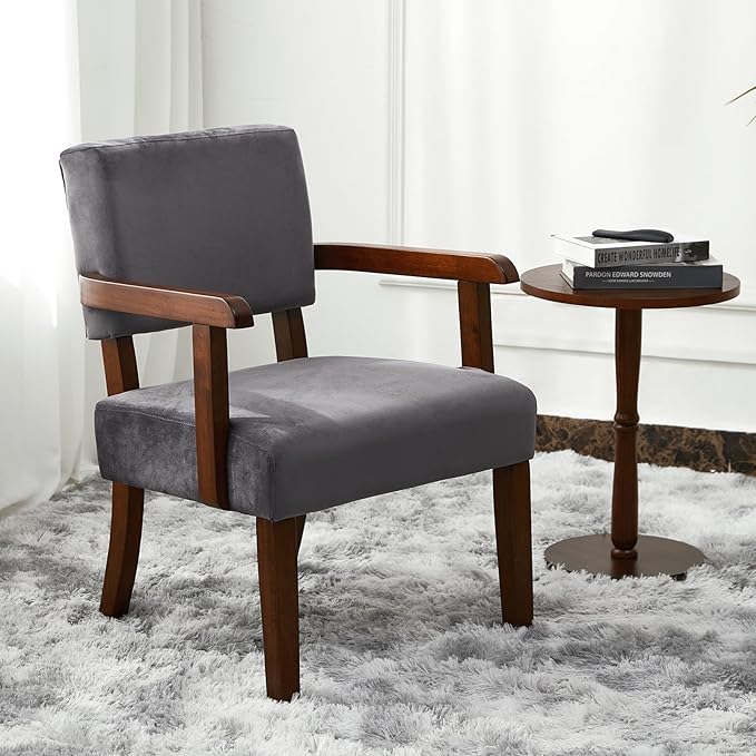Accent Chair, Living Room Chairs Oversize with Soft Seat and Armrests for Living Room Dinning Room Bedroom Reading Room Waiting Room, AC01-Ruum Studio Home