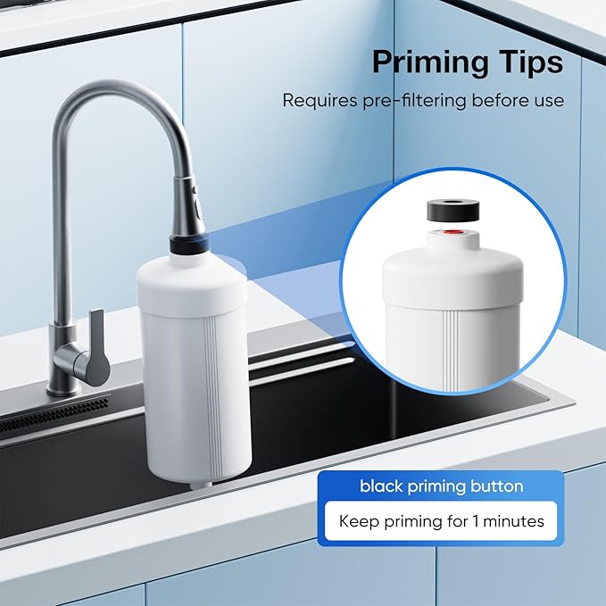 Purewell PH-2 White 3-Stage Alkaline Filter Elements, Additional filters for Berkey® Black Filters, Berkey® Gravity Filtration System and Purewell System, pH 8-9 (2 Pack, K Series)-Ruum Studio Home