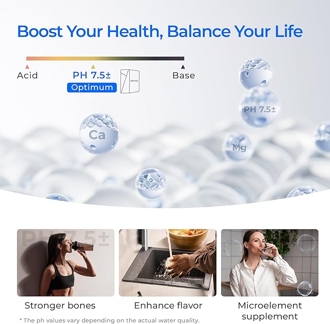 Waterdrop X16-Alkaline Reverse Osmosis Water Filter, NSF/ANSI 42&58&372 Certified, 1600 GPD RO System, 11-Stage Filtration, UnderSink, 3:1 Pure to Drain, Alkaline Mineral pH+, Stainless Steel Faucet-Ruum Studio Home